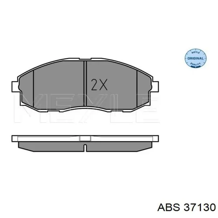 Купити 37130 ABS Колодки гальмівні передні, дискові