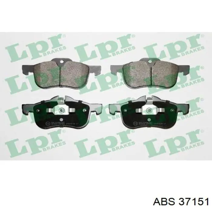Купити 37151 ABS Колодки гальмівні передні, дискові
