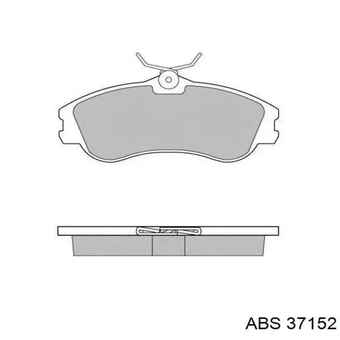 Тормозні колодки ABS 37152