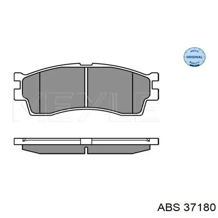 37180 ABS колодки гальмівні передні, дискові