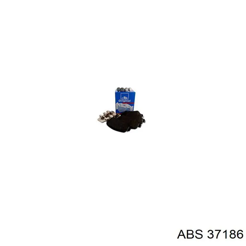 37186 ABS колодки гальмівні передні, дискові