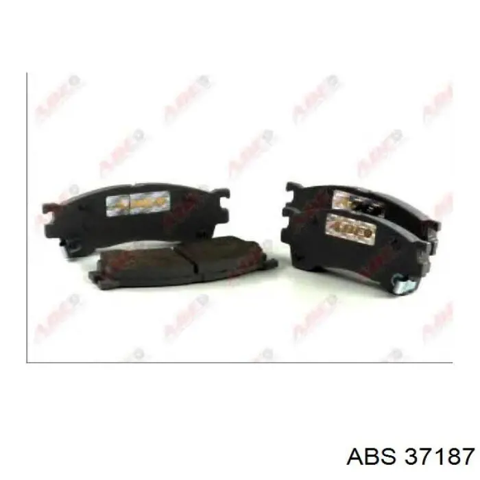 37187 ABS колодки гальмівні передні, дискові