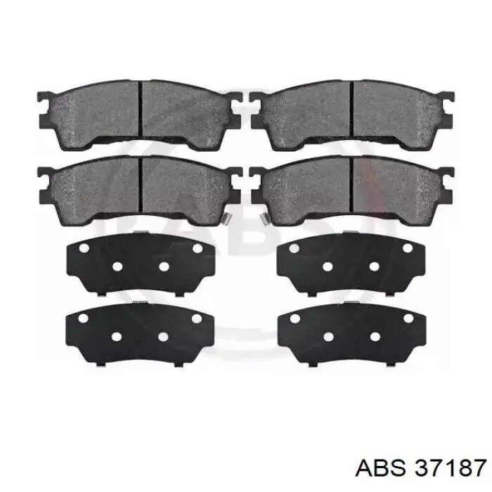 Купити 37187 ABS Колодки гальмівні передні, дискові