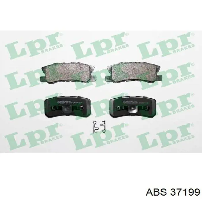 Задні гальмівні колодки ABS 37199 ціна, від 15.07 USD