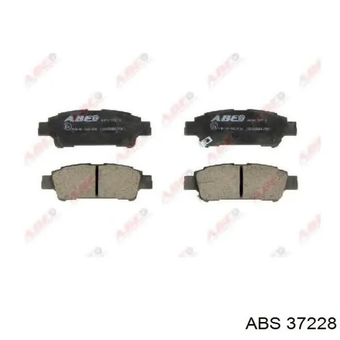 Задні гальмівні колодки ABS 37228 ціна, від 16.30 USD