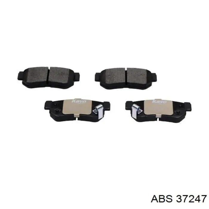 Задні гальмівні колодки ABS 37247 ціна, від 11.20 USD
