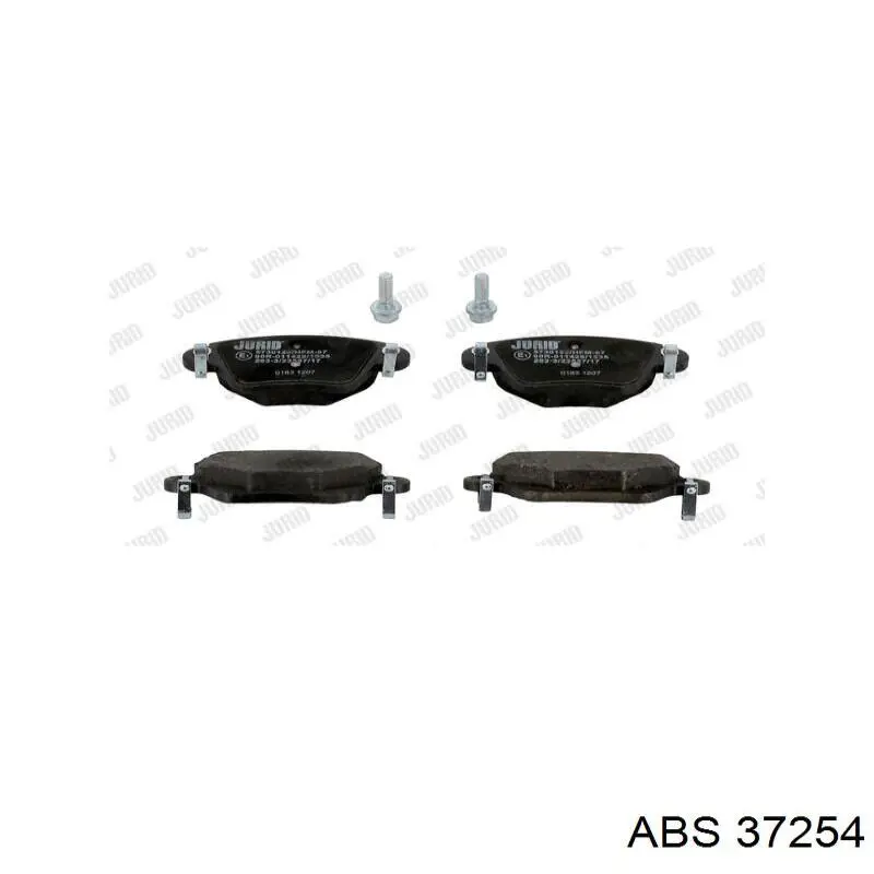 Задні гальмівні колодки 37254 ABS