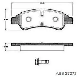 Гальмівні колодки ABS 37272 ціна, від 14.62 USD