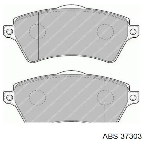 Гальмівні колодки ABS 37303 ціна, від 25.37 USD