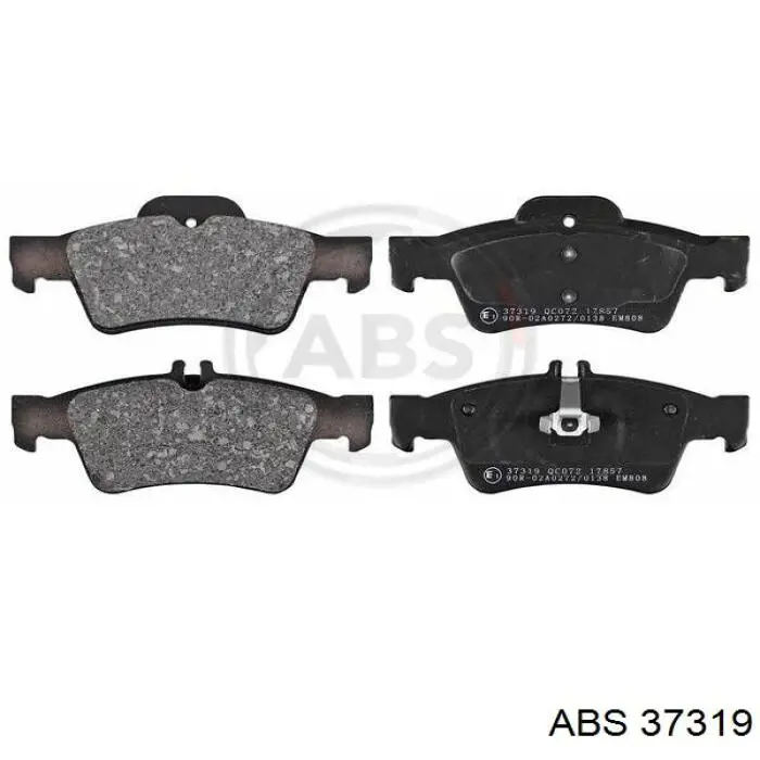 Задні гальмівні колодки ABS 37319 ціна, від 17.74 USD