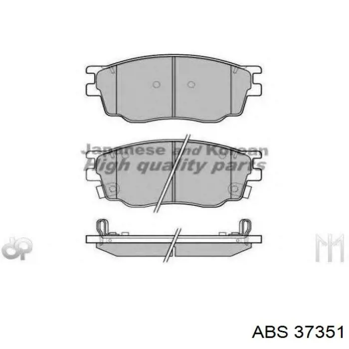 Гальмівні колодки ABS 37351 ціна, від 16.89 USD