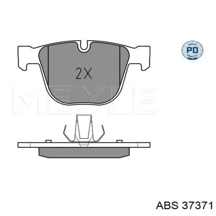 Купити 37371 ABS Задні колодки