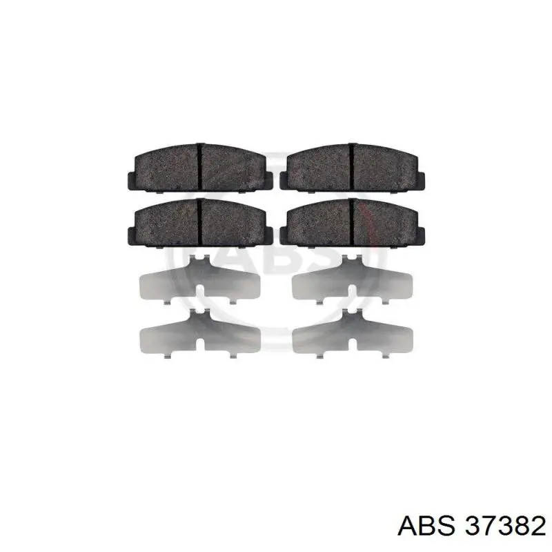 37382 ABS колодки гальмові задні, дискові