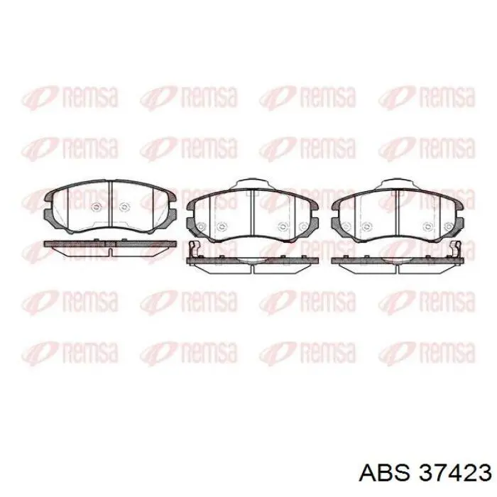 Купити 37423 ABS Колодки гальмівні передні, дискові