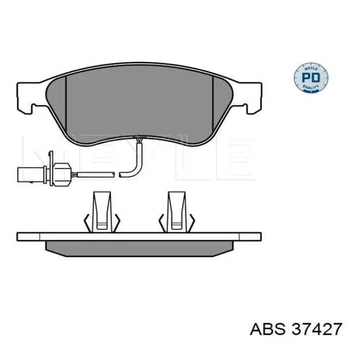 Гальмівні колодки ABS 37427 ціна, від 42.02 USD