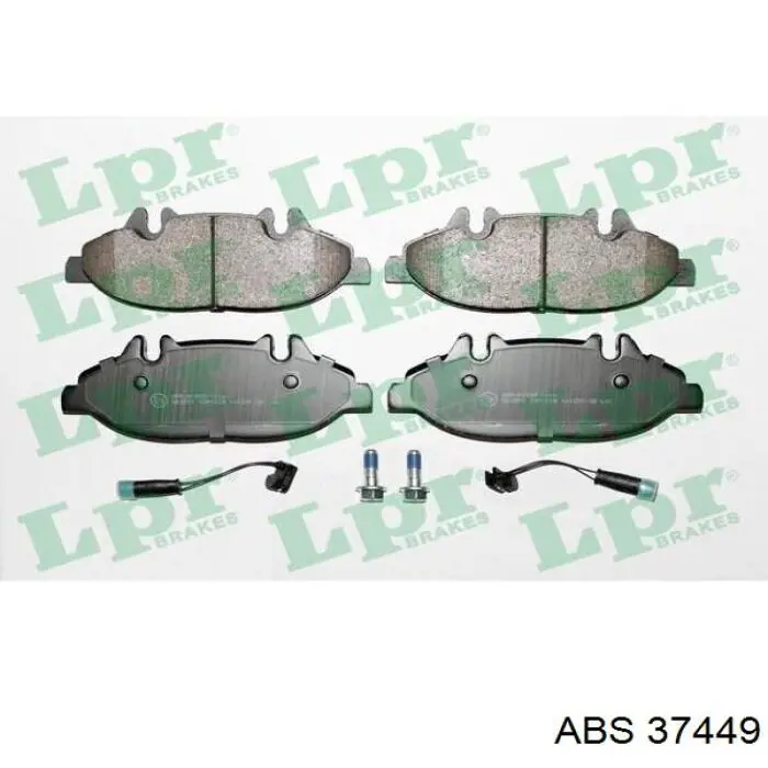 Гальмівні колодки ABS 37449 ціна, від 20.29 USD