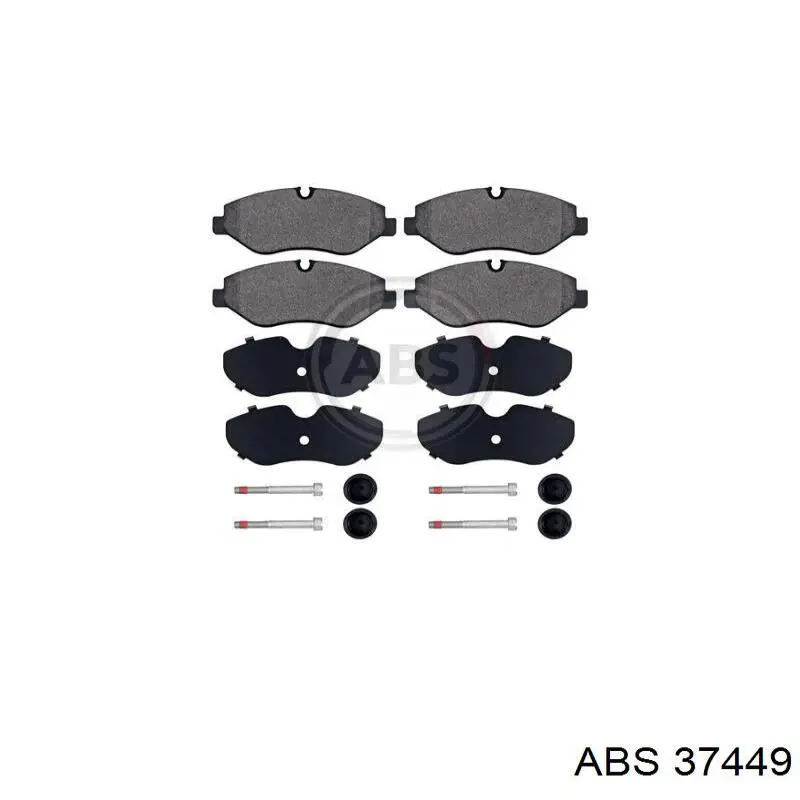 Передні тормозні колодки 37449 ABS
