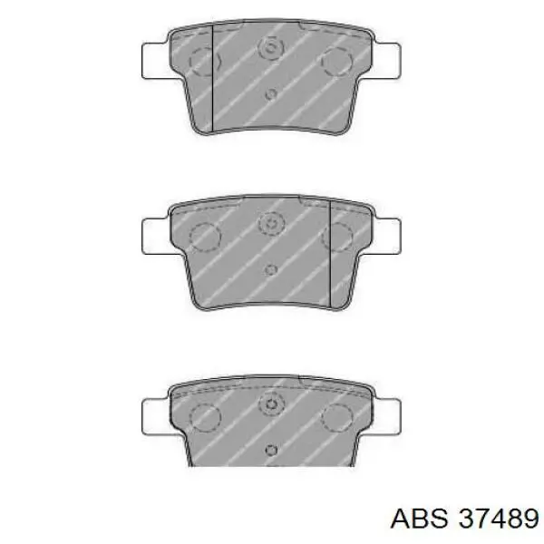 Купити 37489 ABS Задні колодки