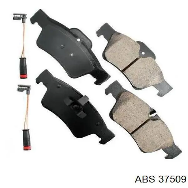 Задні гальмівні колодки ABS 37509 ціна, від 31.11 USD