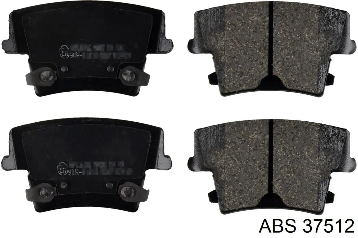 Задні гальмівні колодки ABS 37512 ціна, від 15.50 USD