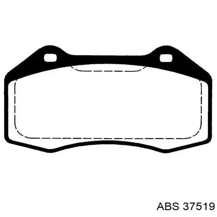 Передні тормозні колодки 37519 ABS