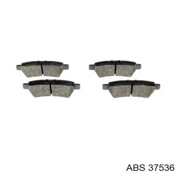 Задні гальмівні колодки ABS 37536 ціна, від 13.49 USD