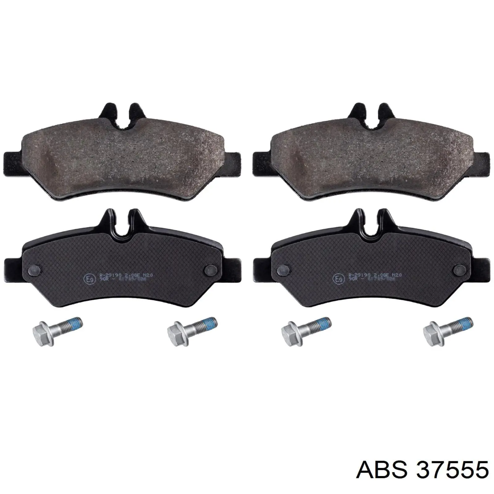 Задні гальмівні колодки ABS 37555 ціна, від 16.82 USD