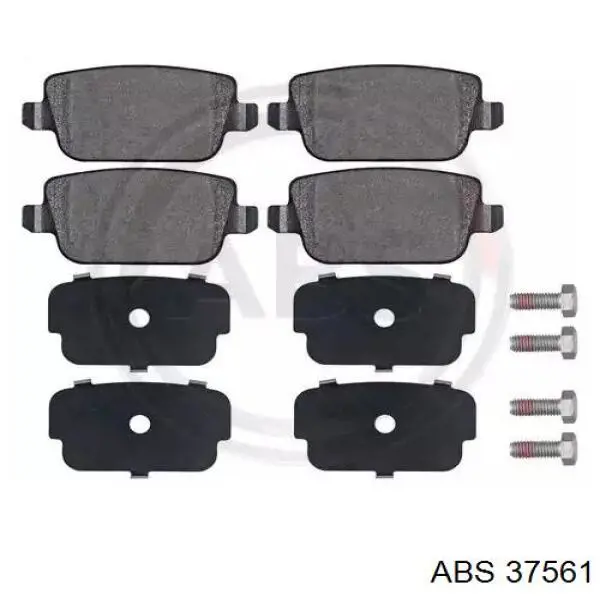 37561 ABS колодки гальмові задні, дискові