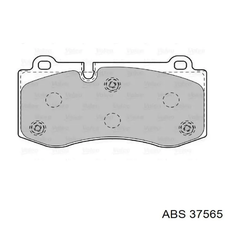 Гальмівні колодки ABS 37565 ціна, від 28.45 USD