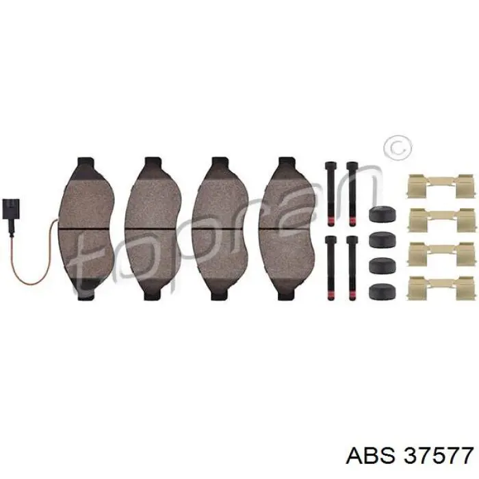 Гальмівні колодки ABS 37577 ціна, від 23.09 USD