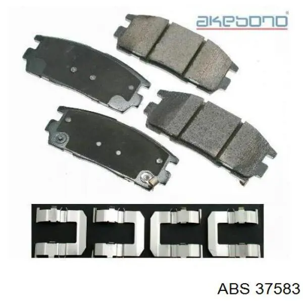 Купити 37583 ABS Задні колодки