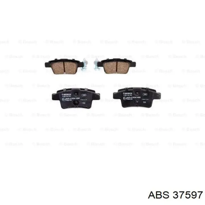 Задні гальмівні колодки ABS 37597 ціна, від 17.05 USD