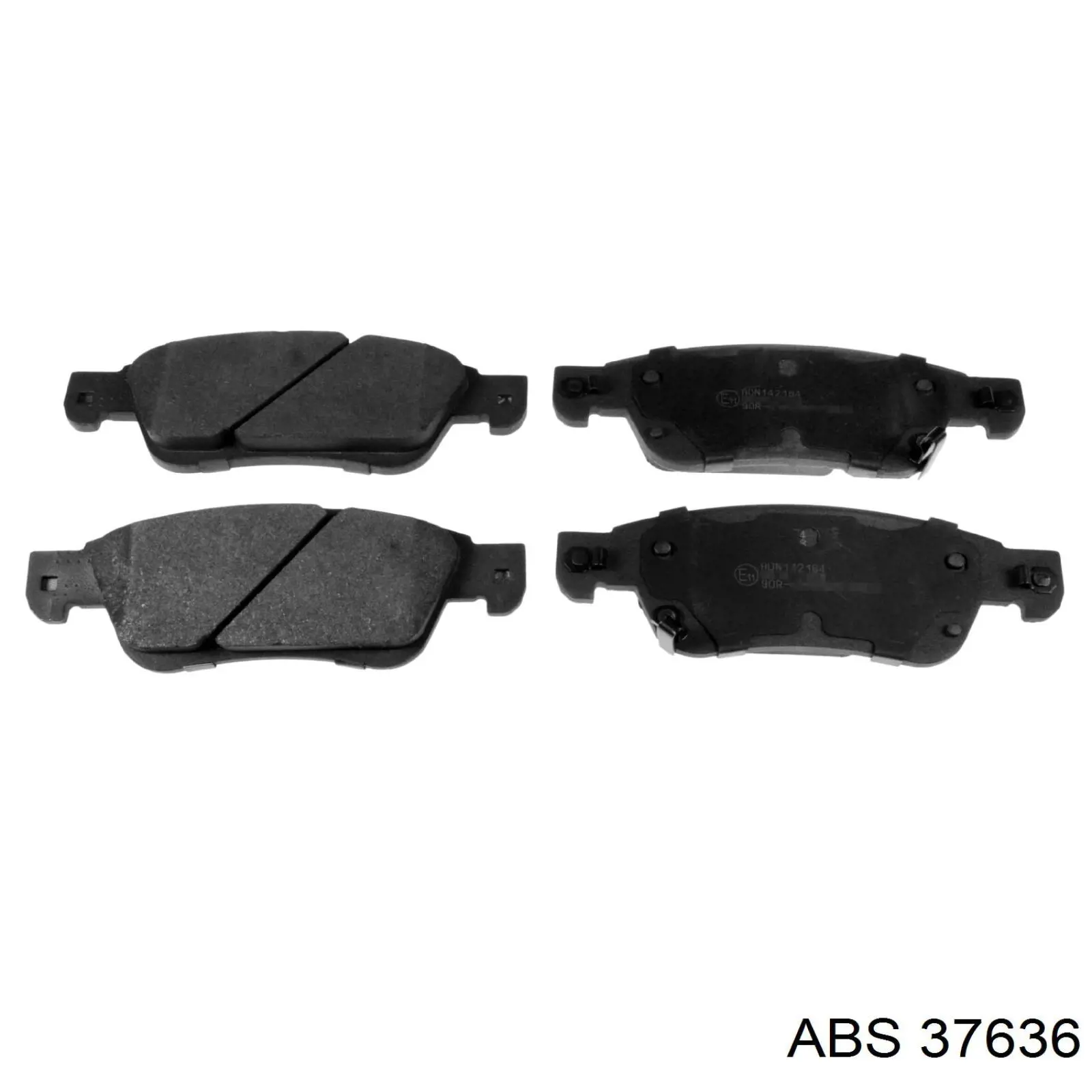 Купити 37636 ABS Колодки гальмівні передні, дискові