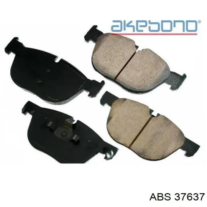Купити 37637 ABS Колодки гальмівні передні, дискові