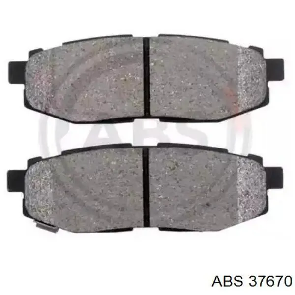 Купити 37670 ABS Задні колодки