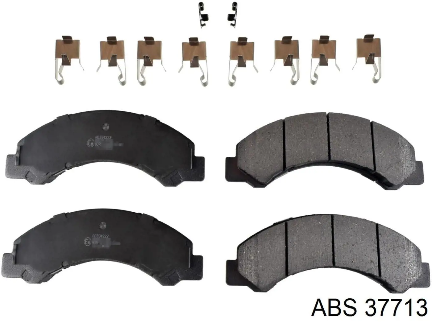 Колодки гальмівні передні, дискові 37713 ABS