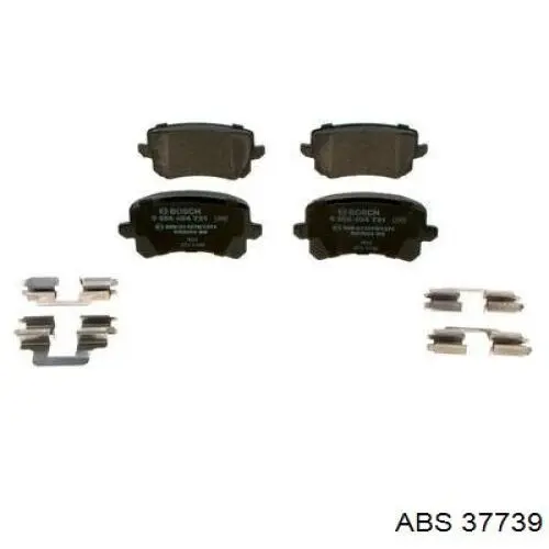 Задні гальмівні колодки ABS 37739 ціна, від 17.34 USD