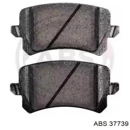 37739 ABS колодки гальмові задні, дискові