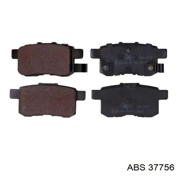 Задні гальмівні колодки ABS 37756 ціна, від 16.45 USD