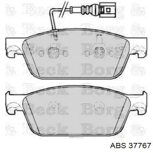 Гальмівні колодки ABS 37767 ціна, від 42.24 USD