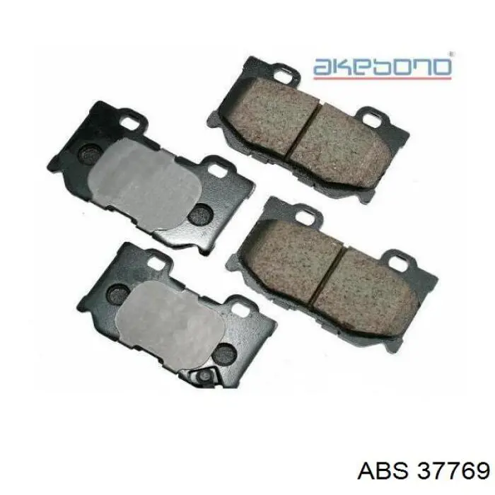 Задні гальмівні колодки ABS 37769 ціна, від 19.62 USD