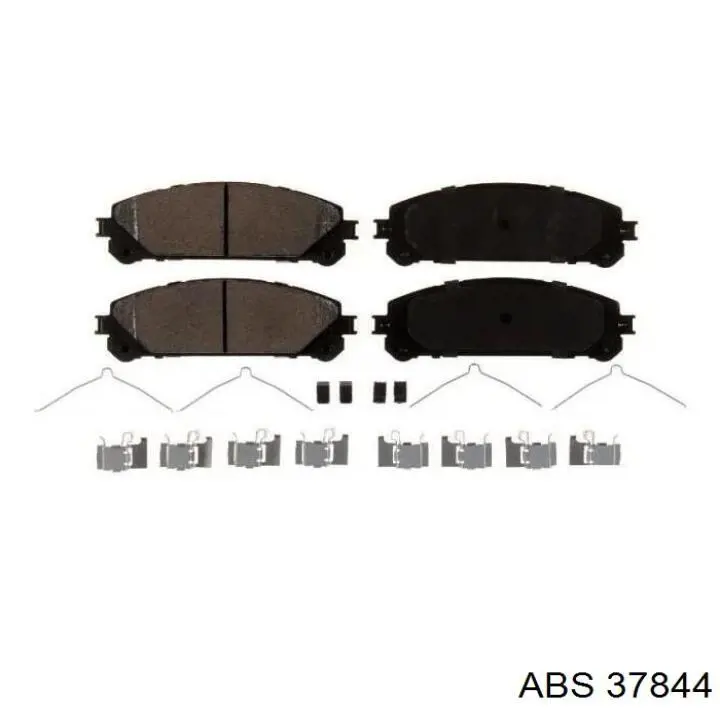 Купити 37844 ABS Колодки гальмівні передні, дискові