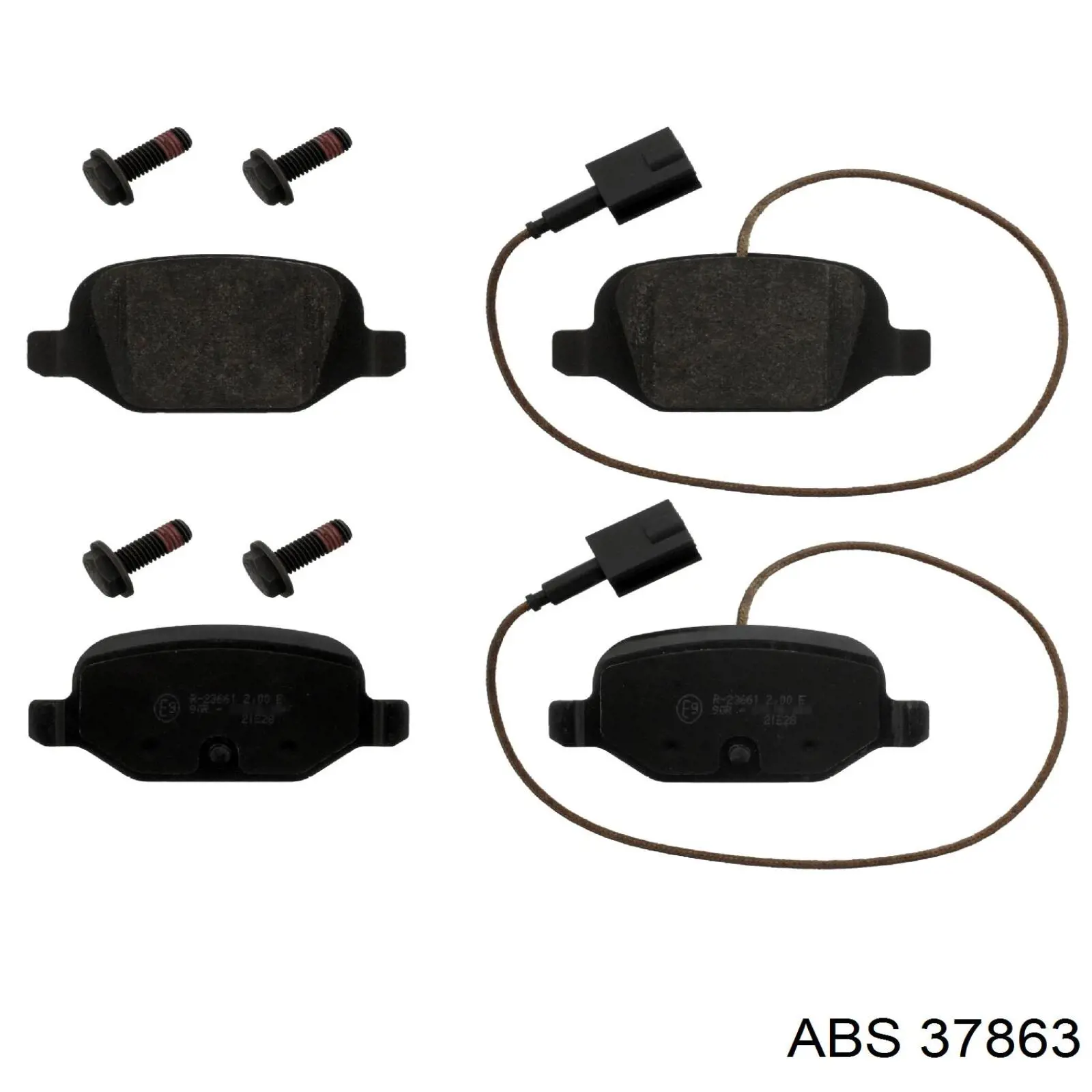 Гальмівні колодки ABS 37863 ціна, від 26.18 USD