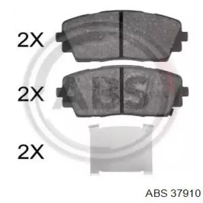Купити 37910 ABS Колодки гальмівні передні, дискові