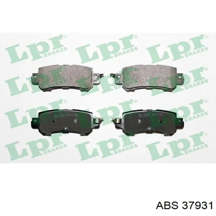 Задні гальмівні колодки ABS 37931 ціна, від 14.46 USD