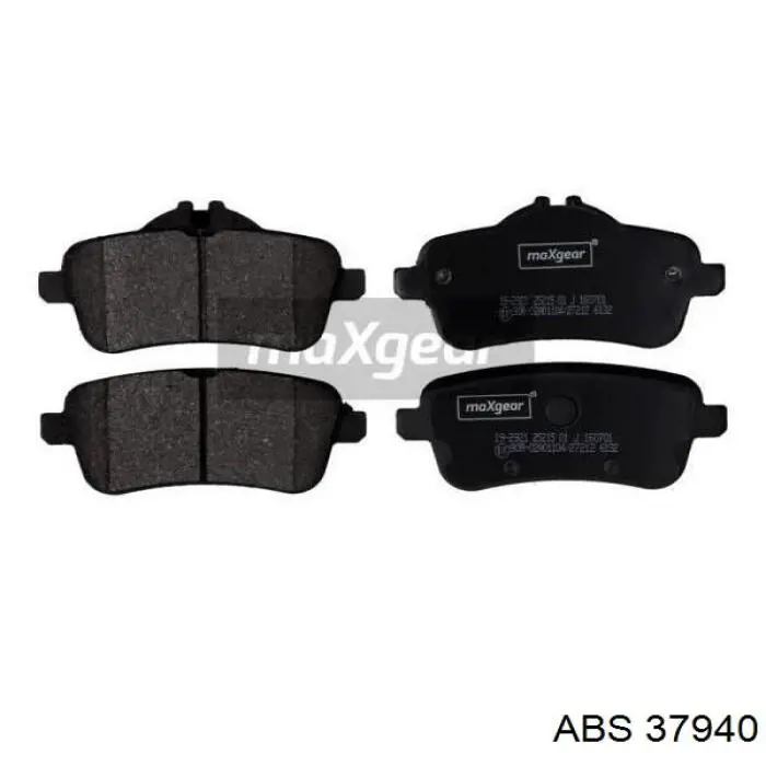 Задні дискові колодки ABS 37940