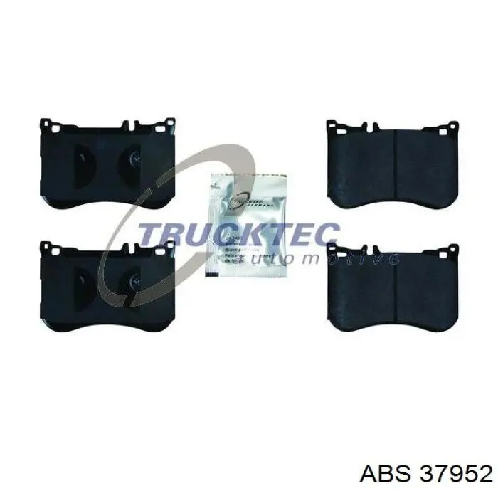 Купити 37952 ABS Колодки гальмівні передні, дискові
