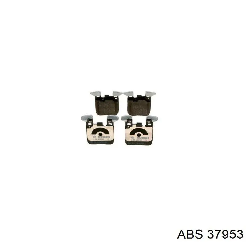 Задні гальмівні колодки 37953 ABS