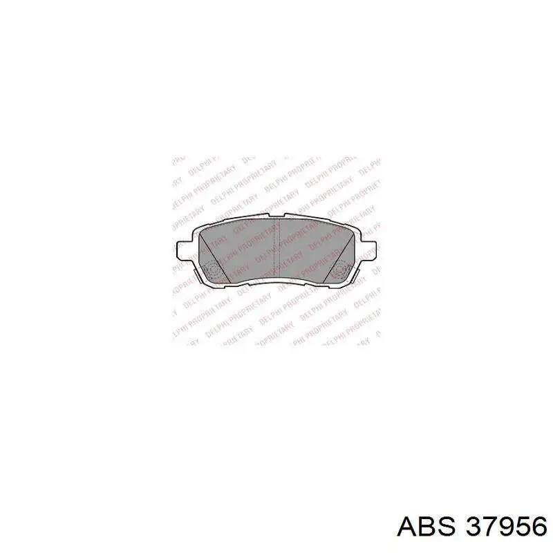 Купити 37956 ABS Колодки гальмівні передні, дискові