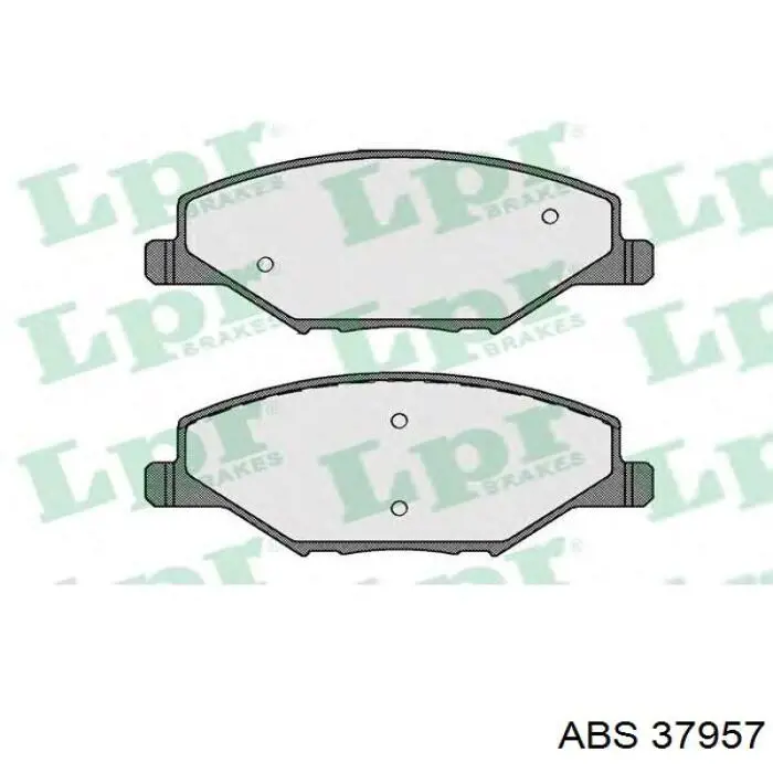 Гальмівні колодки ABS 37957 ціна, від 17.81 USD